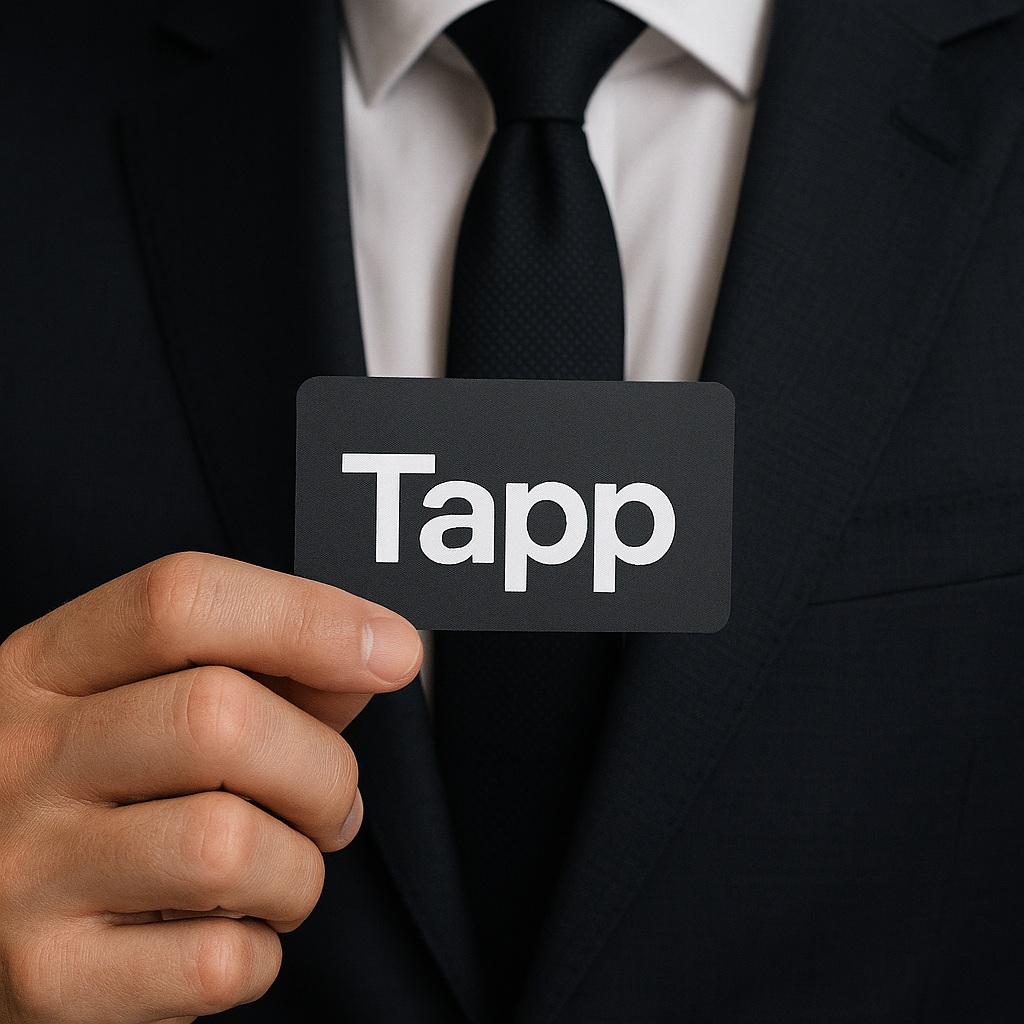 Diseño de tarjeta Tapp.ar